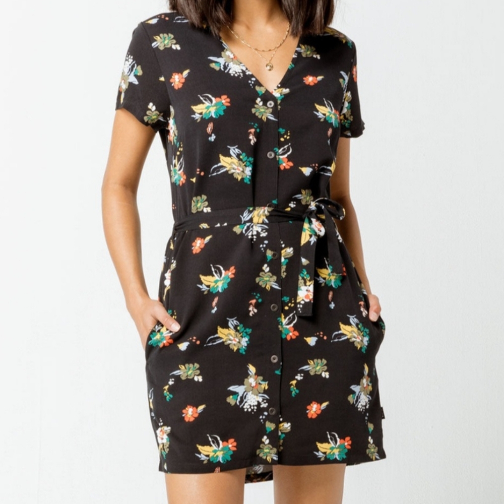 Rvca floral women's dress